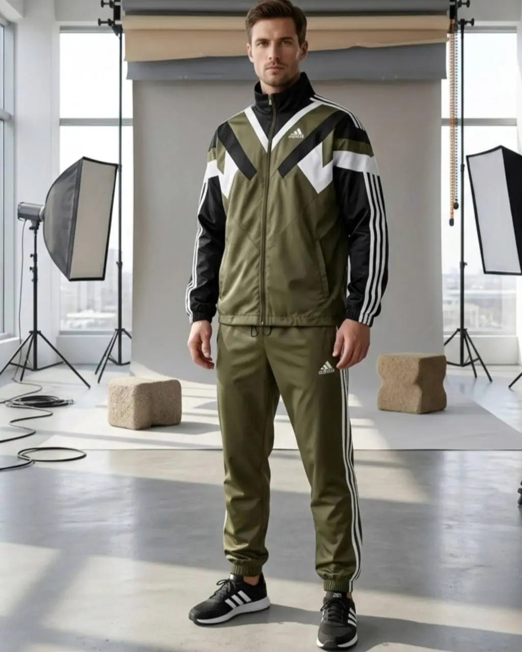 Ad men's sports outfit