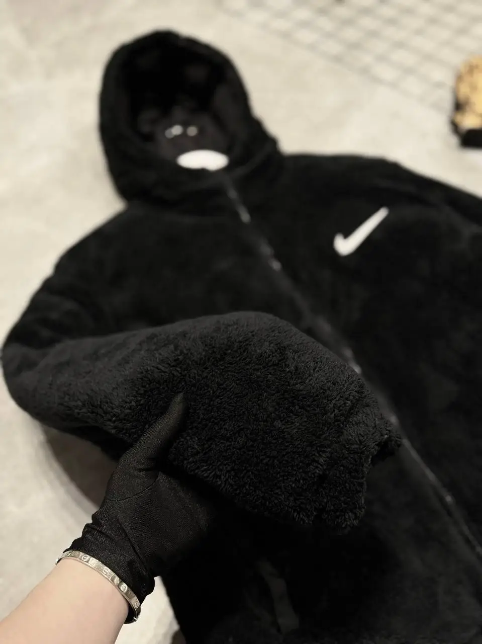 Men's Reversible Hoodie Jacket