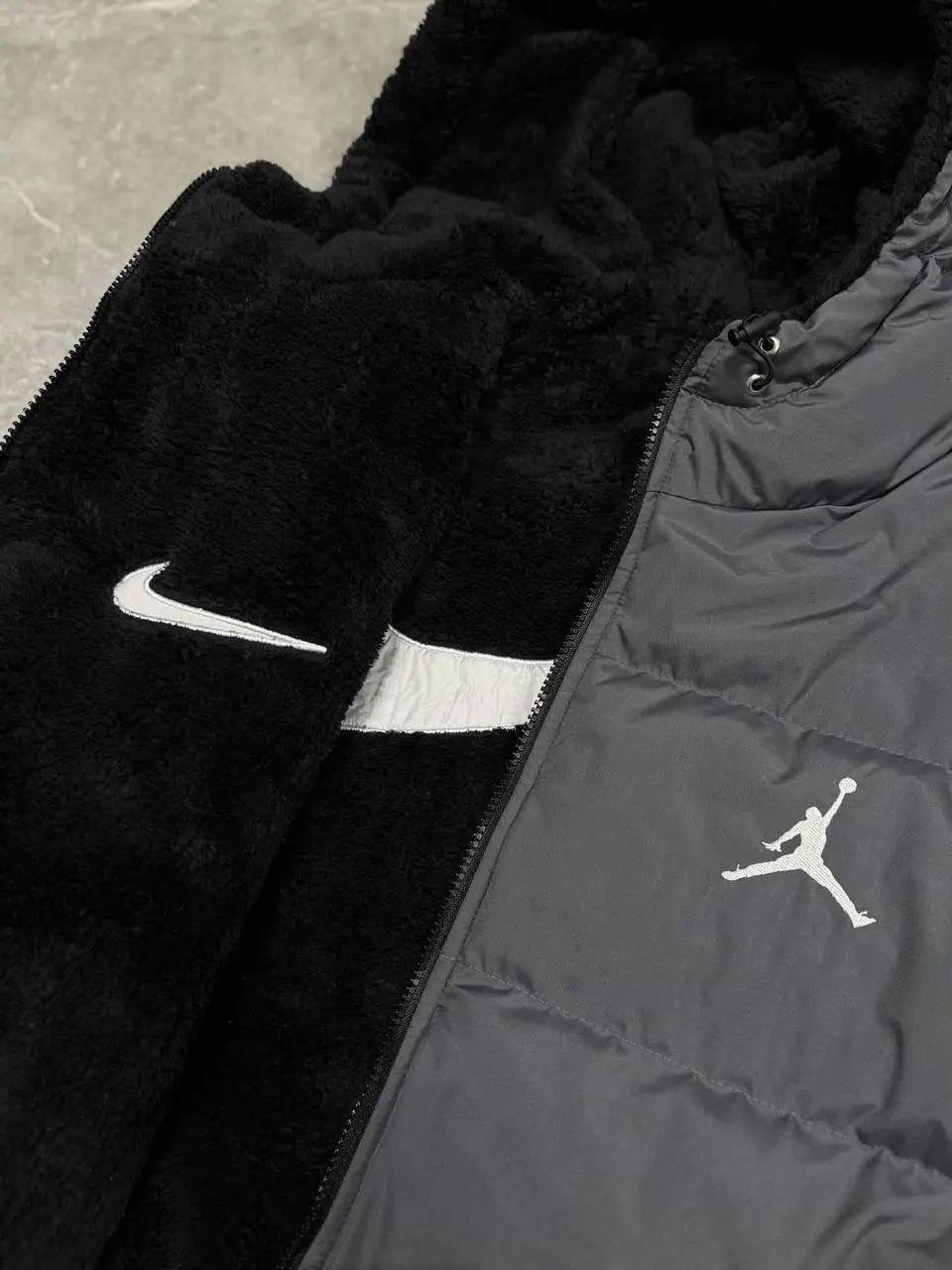 Men's Reversible Hoodie Jacket