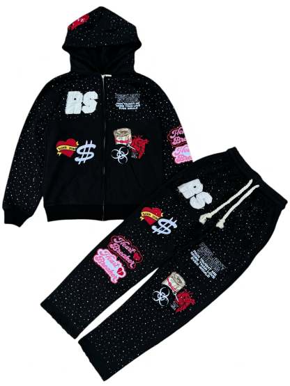 RS  SWEATSUIT- BLACK