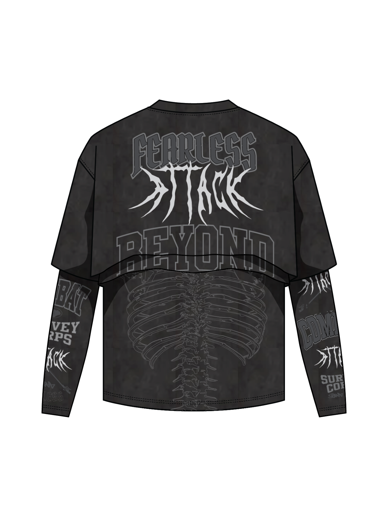 "Attack" Long-sleeve