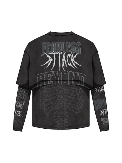 "Attack" Long-sleeve