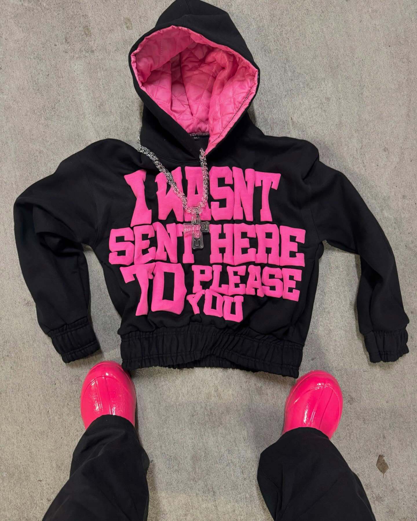 Was't here to please you hoodie