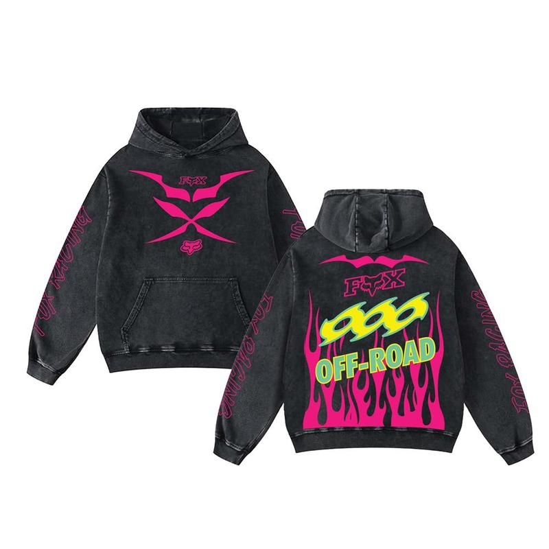 Retro Fox Racing Off-road Washed Hoodie 
