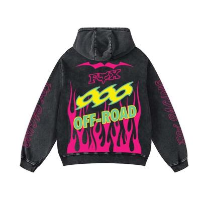 Retro Fox Racing Off-road Washed Hoodie 