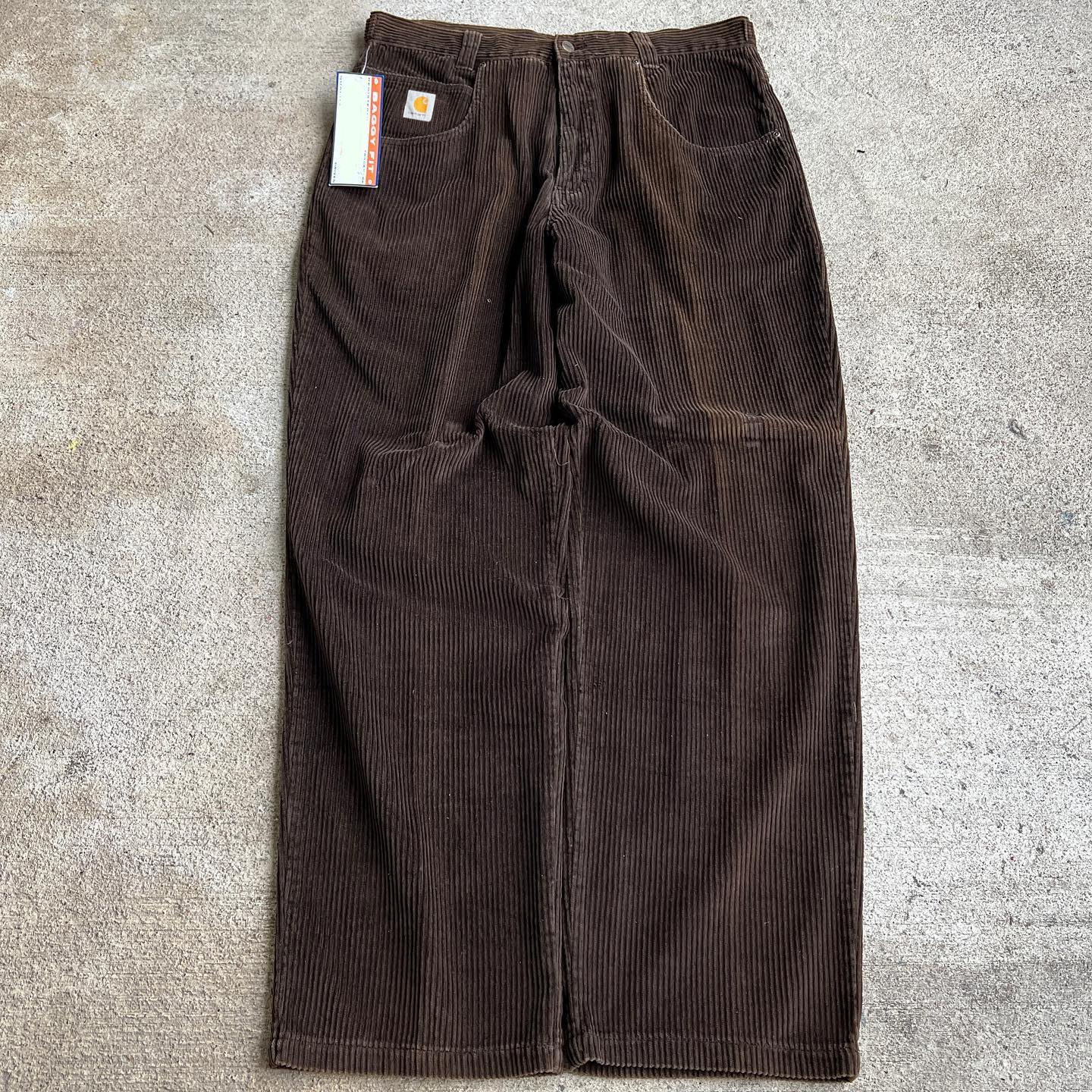 Men's solid color corduroy casual trousers
