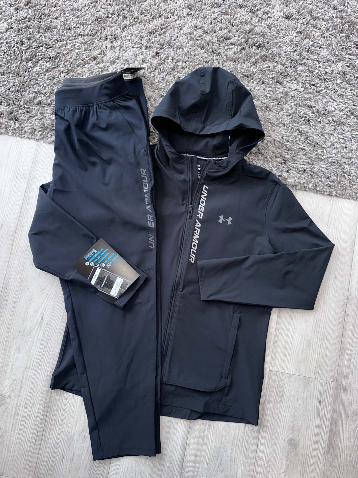 UNDER ARMOUR STORM TRACKSUIT - DARK GREY