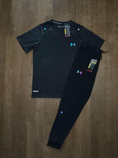 NEW FLUORENSCENT LONG PANTS SET - BLACK