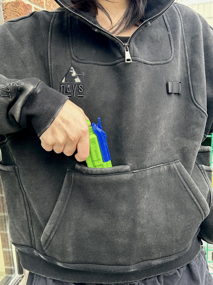 SAKAMOTO DAYS HOODIE - BLACK