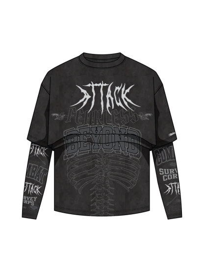 "Attack" Long-sleeve