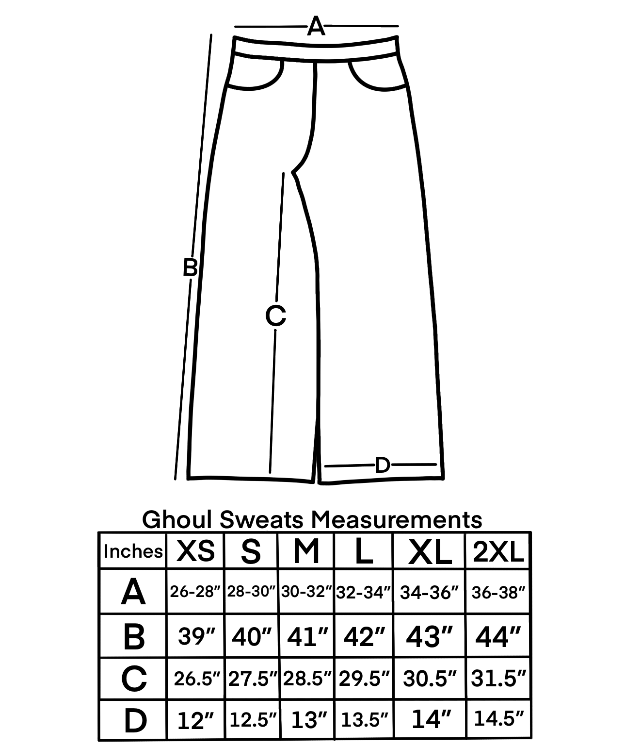 “Ghoul” Sweats (Black)