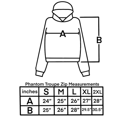 "Phantom Troupe" Zip-Up