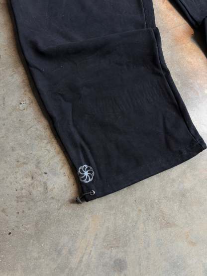 LFR Wide Leg Joggers in Noir