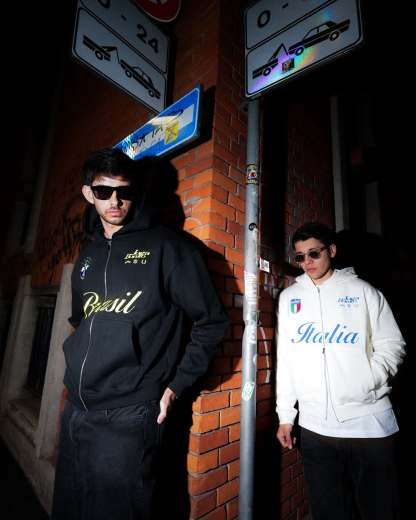 Brazil Football Club Zip Hoodie