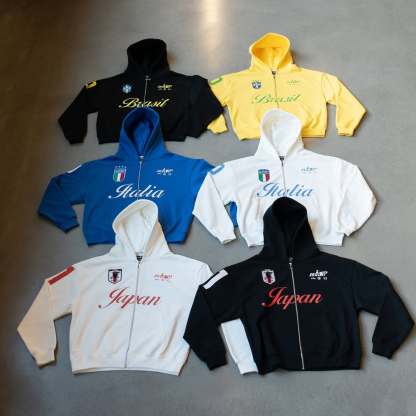 Brazil Football Club Zip Hoodie