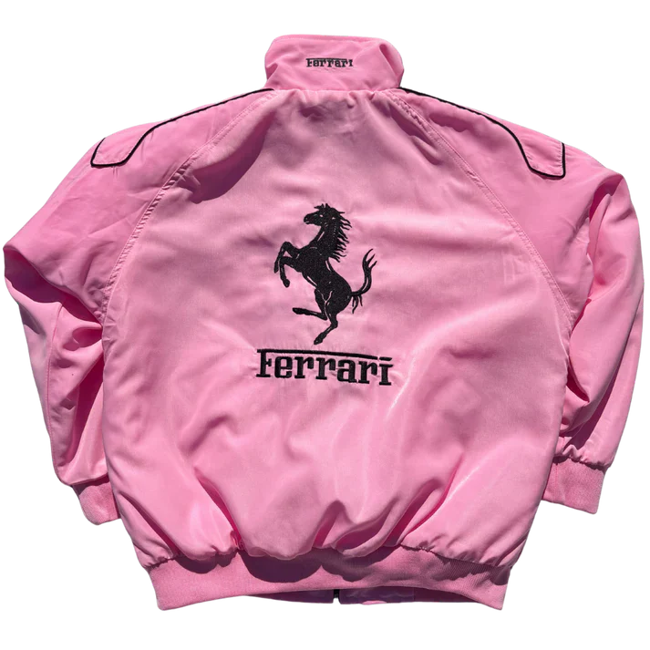 Pink Racing Jacket – F1 Style