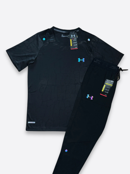 NEW FLUORENSCENT LONG PANTS SET - BLACK