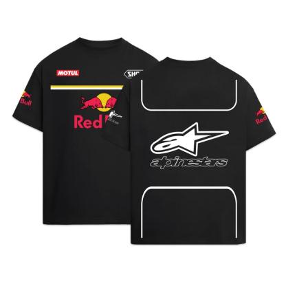 Retro Red Alpinestars Racing Washed T-Shirt 