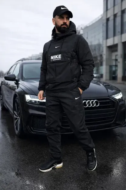 Top quality! Men's fleece tracksuit