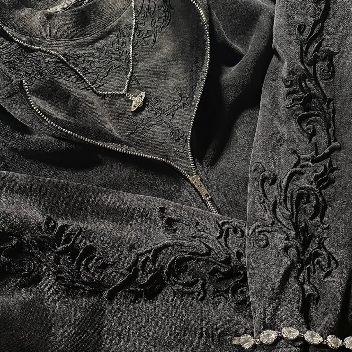 Stylish Casual Street Eternal Vines Hoodie