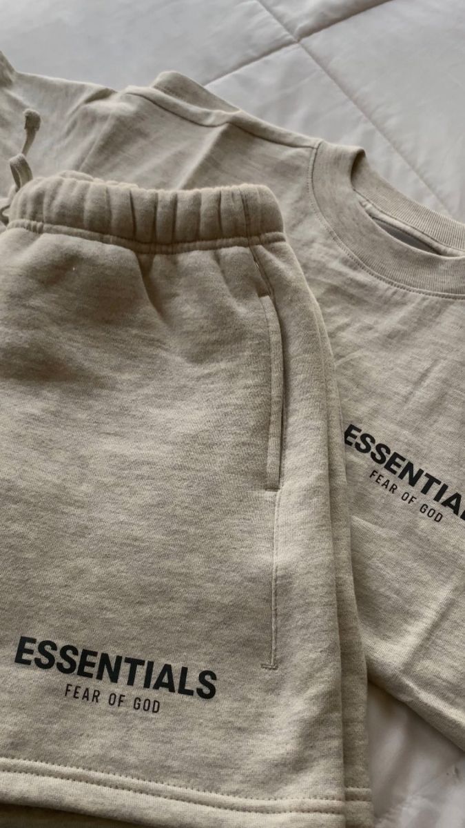 This contains: essentials clothing is also accessible in person or online at Pacsun and on ssense.com
