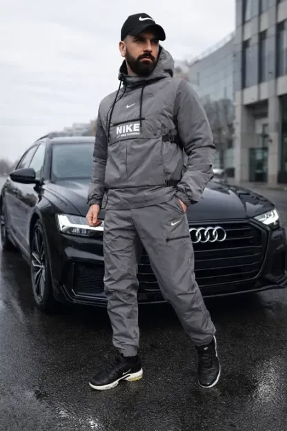 Top quality! Men's fleece tracksuit