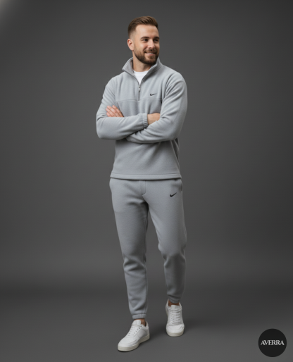 Signature Fleece QuarterZip Jogger Set