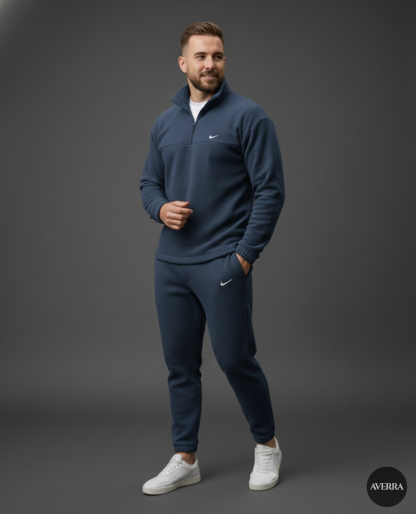 Signature Fleece QuarterZip Jogger Set