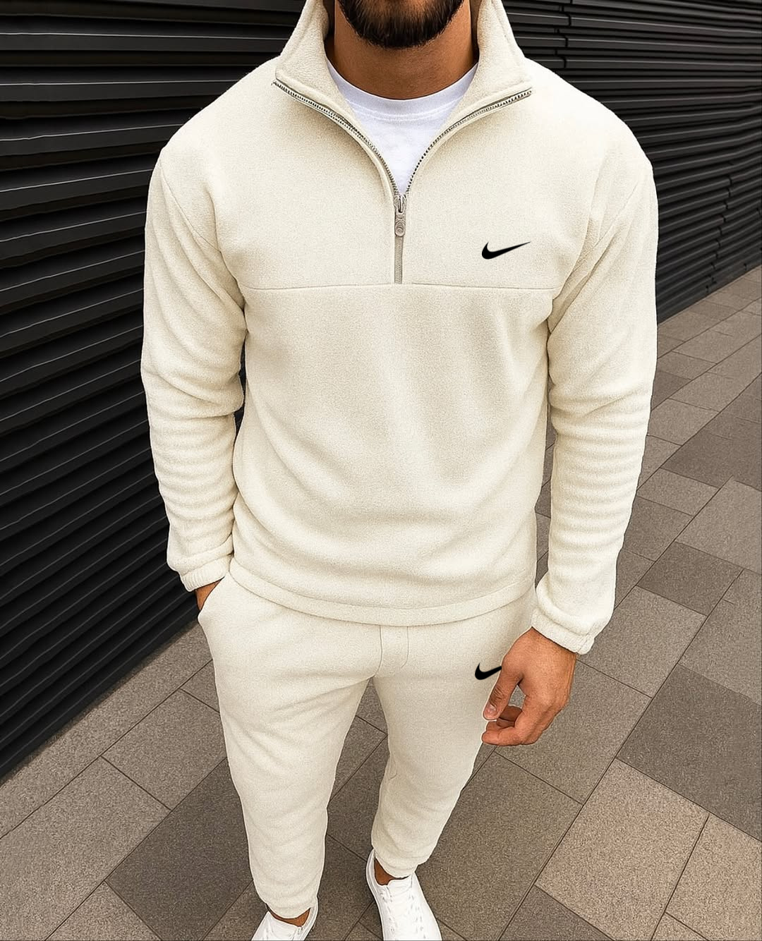 Signature Fleece QuarterZip Jogger Set