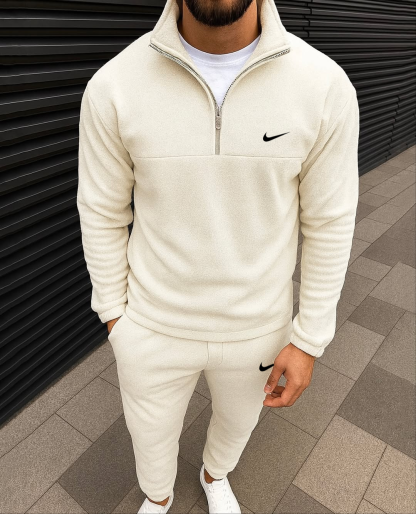 Signature Fleece QuarterZip Jogger Set