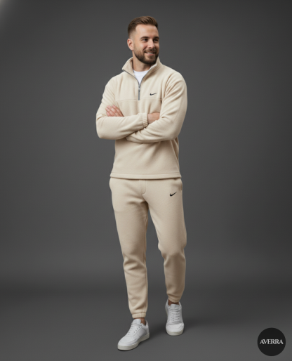 Signature Fleece QuarterZip Jogger Set