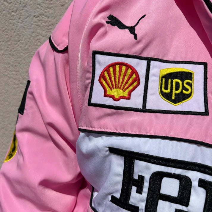 Pink Racing Jacket – F1 Style