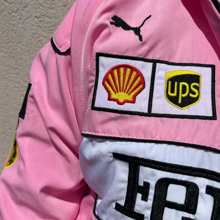 Pink Racing Jacket – F1 Style