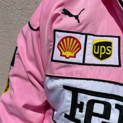 Pink Racing Jacket – F1 Style