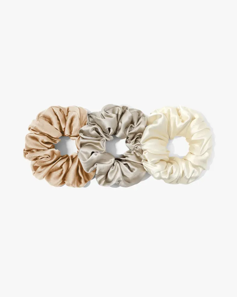 Gift-Skinny Silk Scrunchies