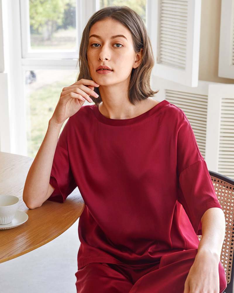 Sunday Morning Silk Pyjamas Set