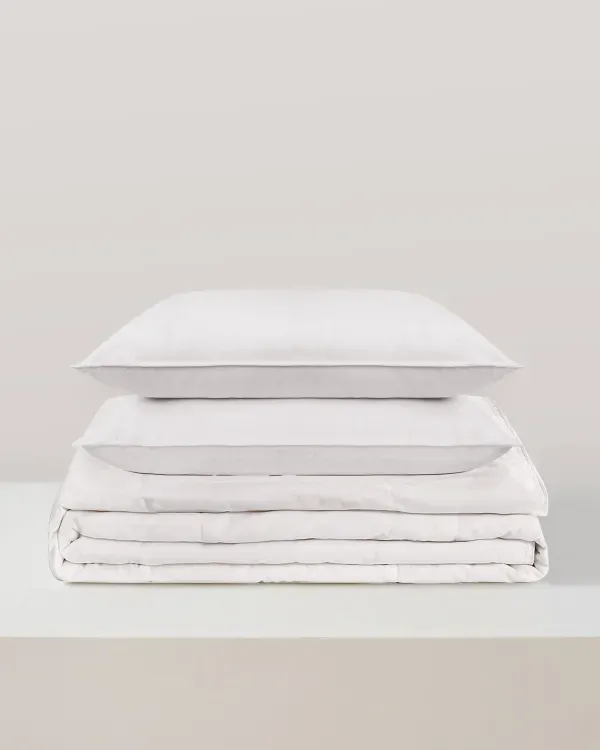 Washable & Breathable Silk Duvet And Pillow Set