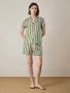 Green-White Pinstripes