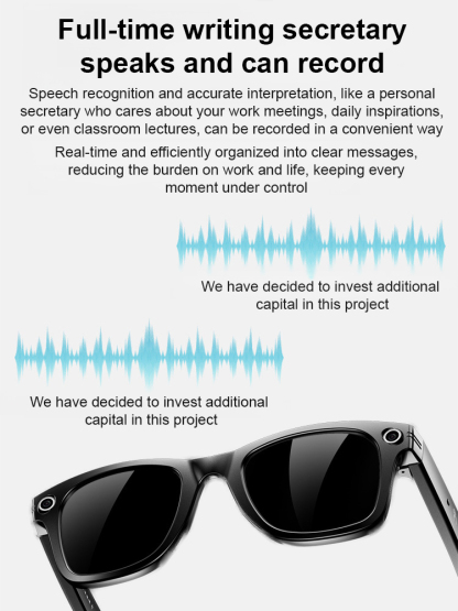 Multi-functional AI Glasses: Photo, Translation, and Music