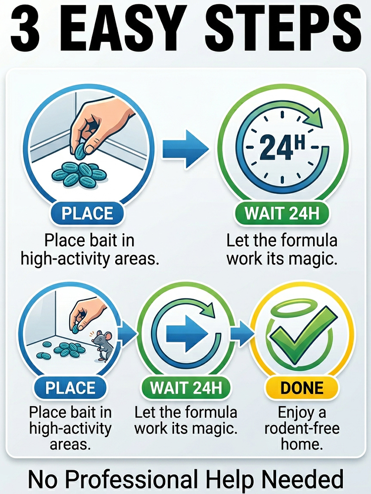 Rodent Repellent & Killer ✨ Ultra-Effective Mouse Rat Eradicator Safe for Home Pets Kids