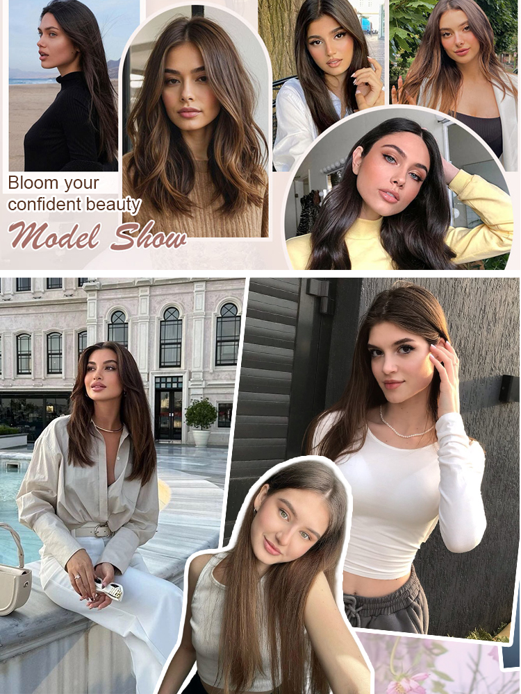 Natural Fluffy Airy Women's Hair Topper