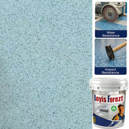 Ultra-Durable Marble Epoxy Floor Paint with Color Sand