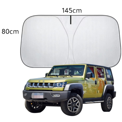 Five layers of titanium silver material, effectively blocking 99.9% of ultraviolet rays, reducing the temperature inside the car, protecting the car interior from sunburn