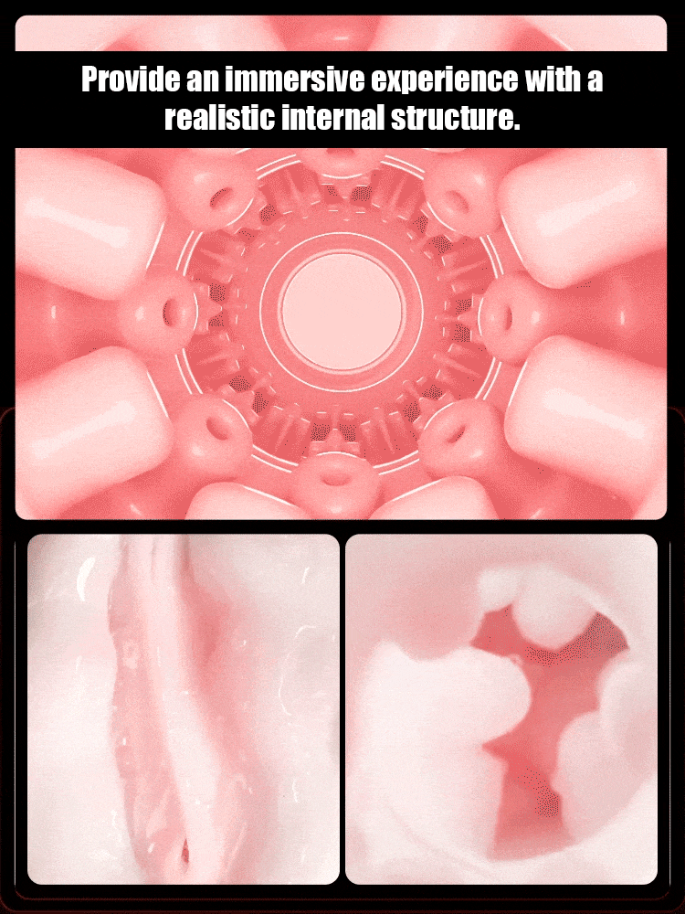 🔥 Realistic Skin-Feel Masturbator | 20 Modes + Heating + 3D Suction | Body-Safe TPE