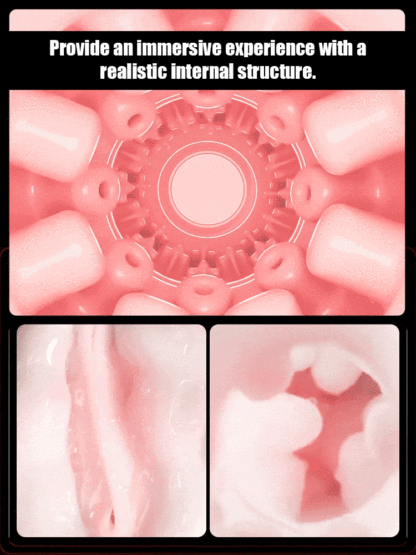 🔥 Realistic Skin-Feel Masturbator | 20 Modes + Heating + 3D Suction | Body-Safe TPE