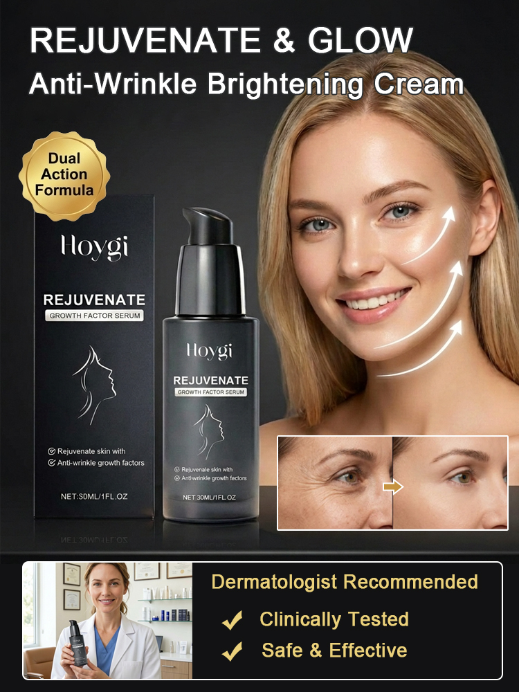 Growth Factor Anti-Wrinkle Brightening Cream | All Skin Types | 50% Off Only $37 + Free Shipping