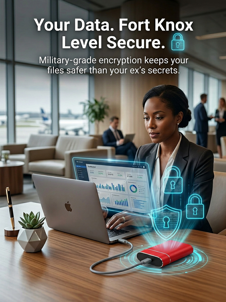 【32TB Ultra-Large Capacity】High-Speed Portable Hard Drive