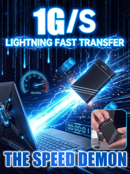 High-speed SSD solid-state portable hard drive