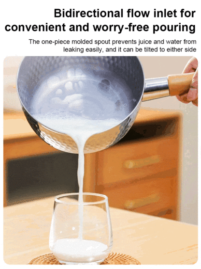 Pure Titanium Non-Coated Japanese Yukihira Pot ✨ 20cm Multi-Stove Compatible Cookware