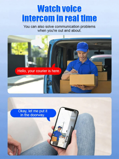 [Half Price! Only 100 Units Left] High-resolution, blind-spot-free mini smart camera ✨️ Setup in 1 second, no power supply required, built-in 5G network.